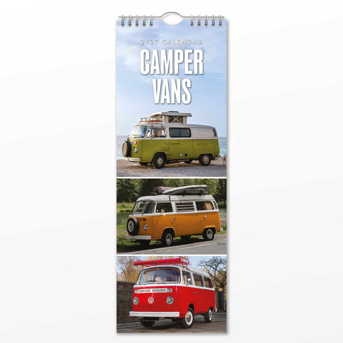 Camper Vans 2027 Slim Wall Calendar