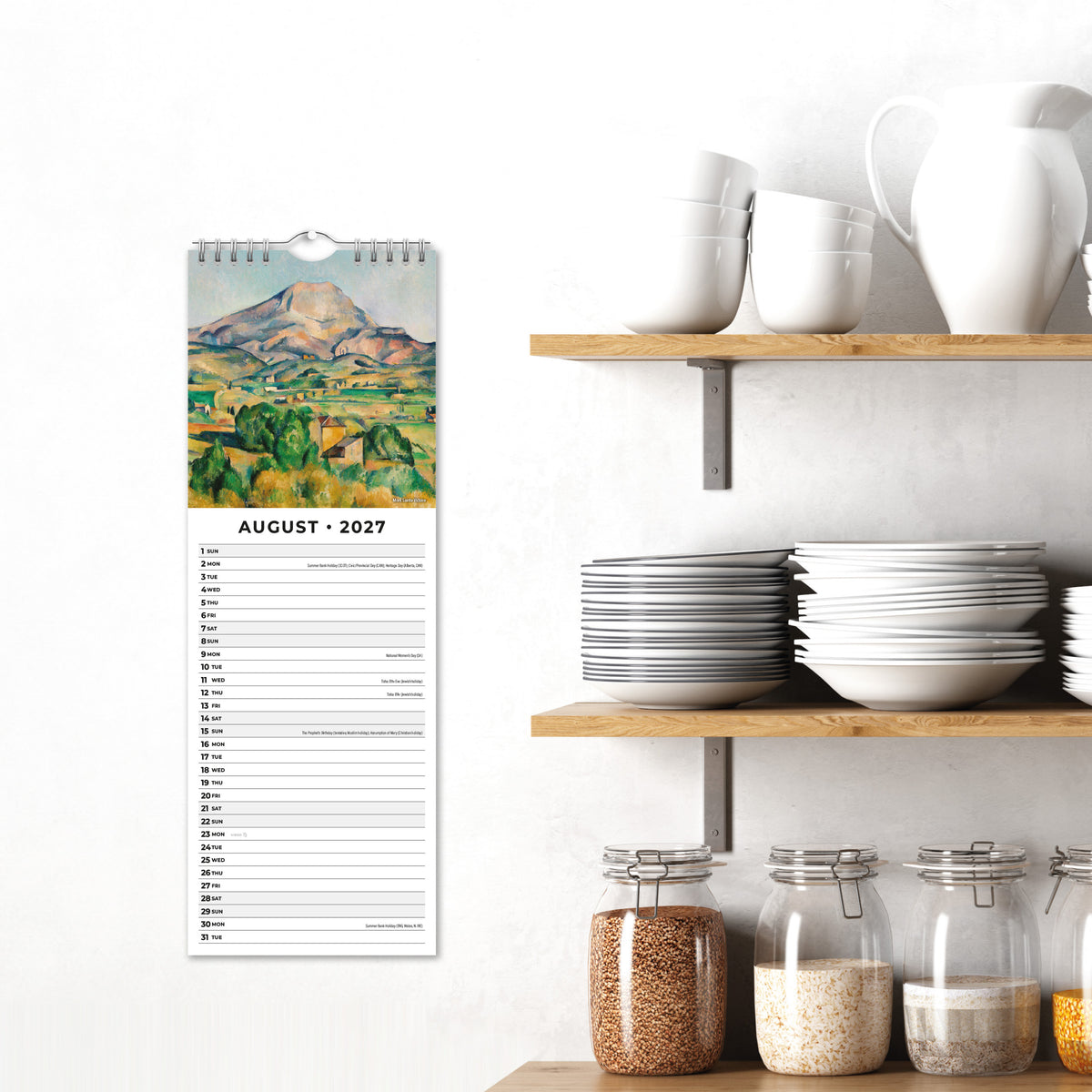 Cezanne 2027 Slim Wall Calendar