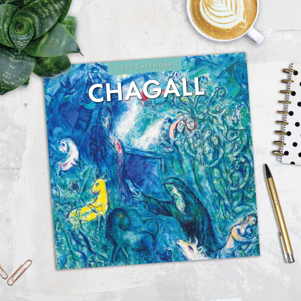Chagall 2027 Square Wall Calendar