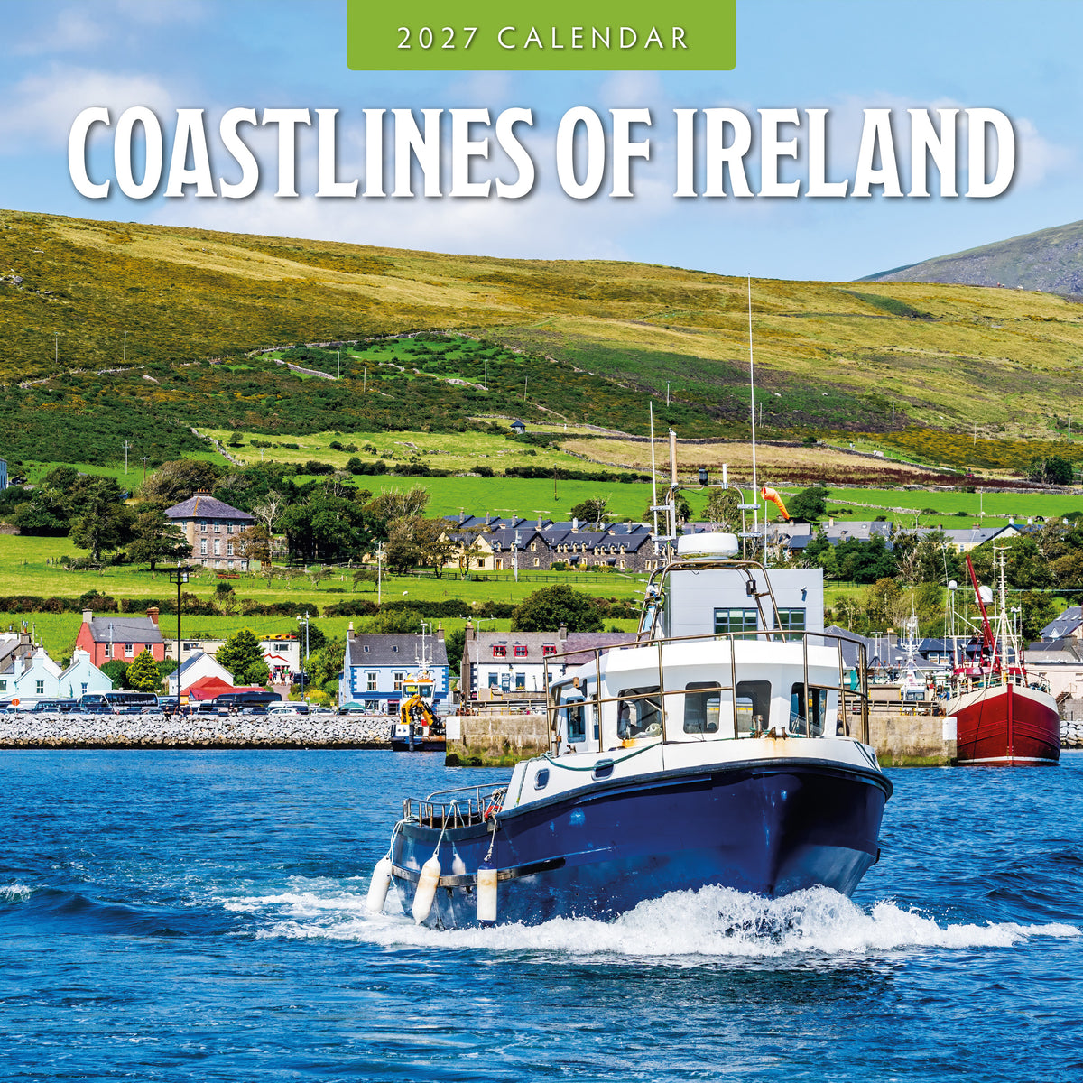 Coastlines of Ireland 2027 Square Wall Calendar