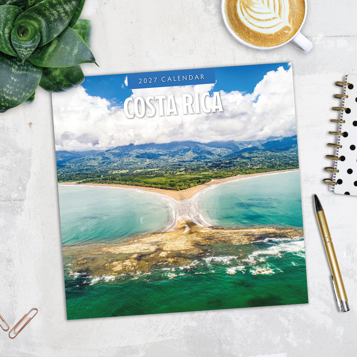 Costa Rica 2027 Square Wall Calendar