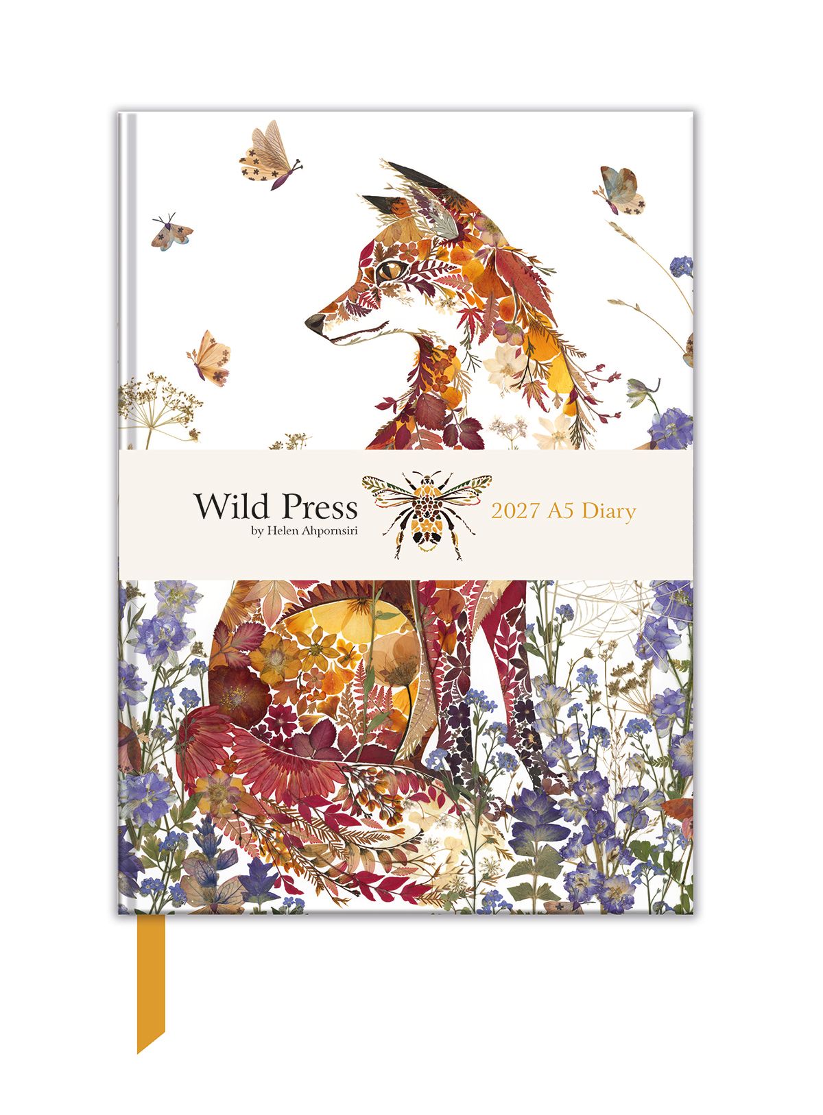 Wild Press Fox Amongst The Flowers by Helen Ahpornsiri 2027 A5 Diary