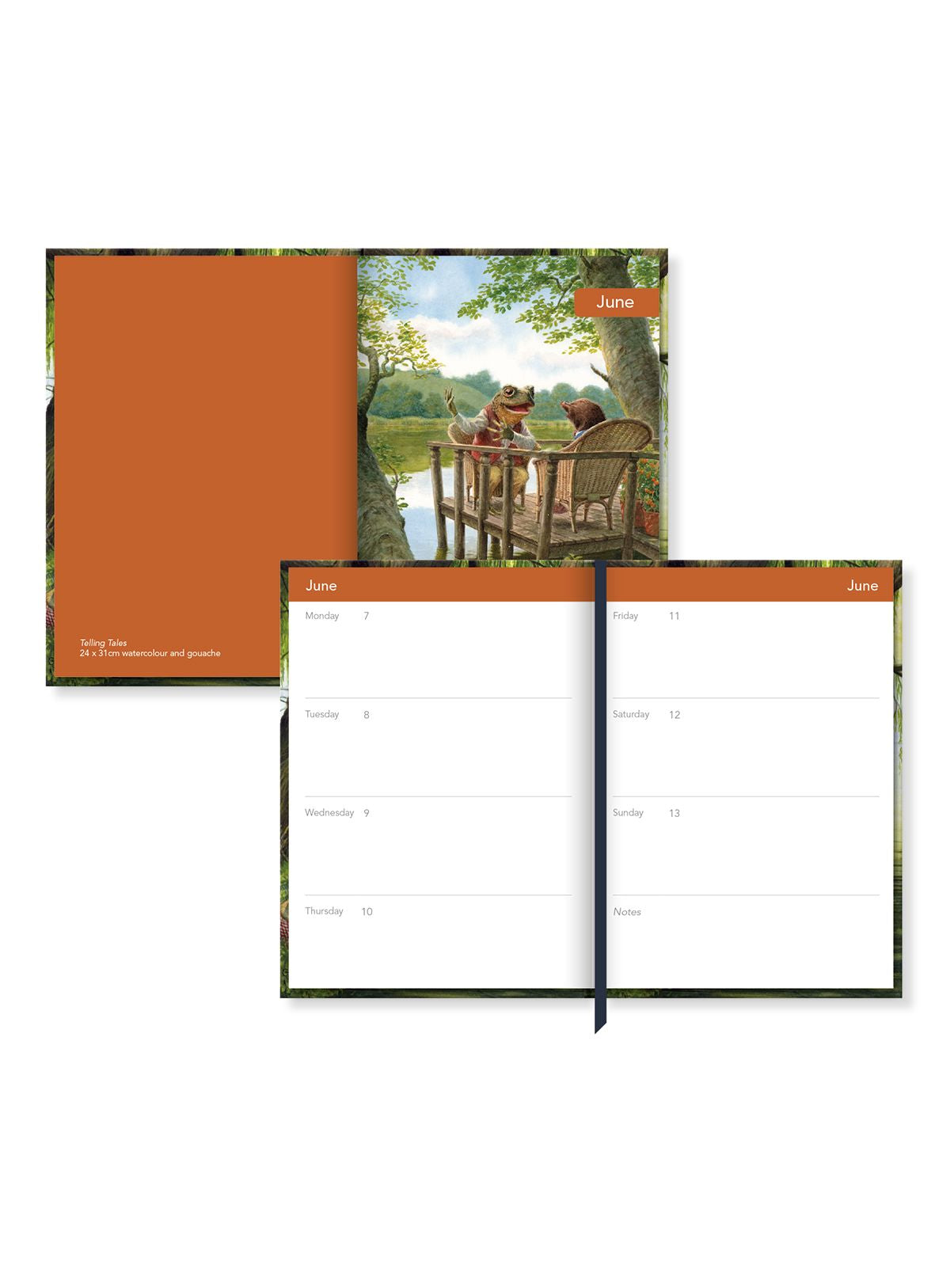 Wind in the Willows by Chris Dunn 2027 A5 Diary