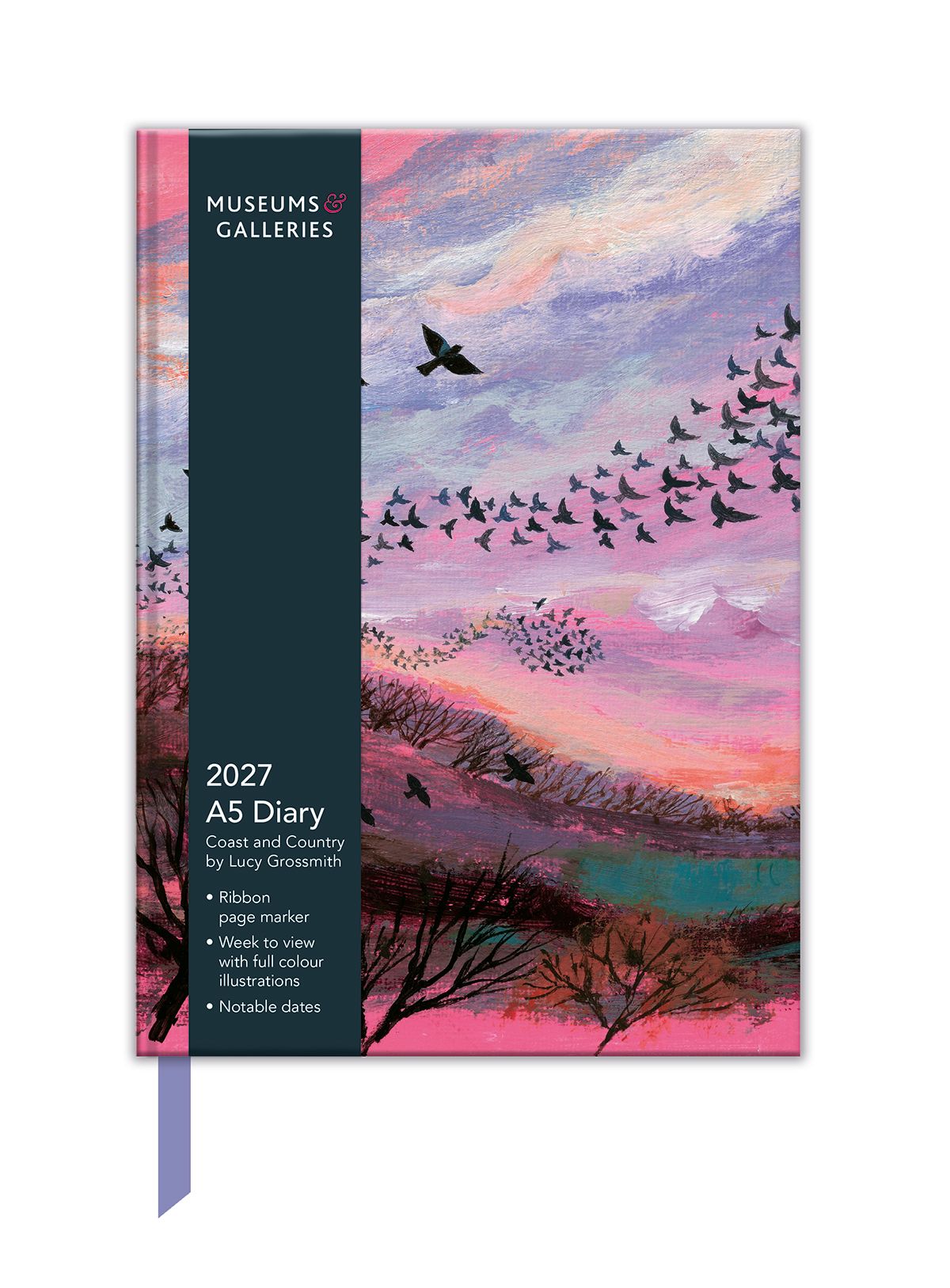 Coast and Country by Lucy Grossmith 2027 A5 Diary
