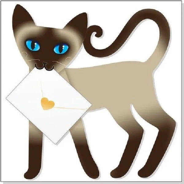 Dandy Cat 3D Greeting Card with Envelope - Bee's Emporium