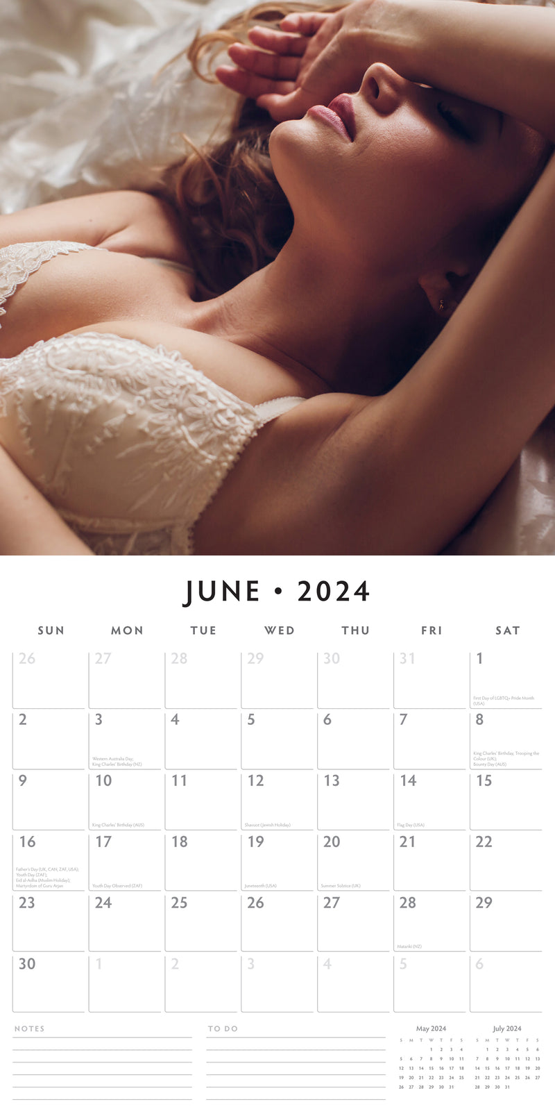 Dream Girls 2024 Square Wall Calendar