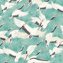 Cranes by Emily Burningham Blank Greeting Card with Envelope