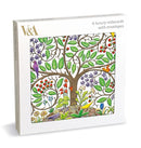 V&A Garden of Eden 6 Luxury Square Notecards Wallet
