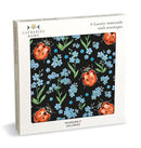 Catherine Rowe Gardeners Friends 6 Luxury Square Notecards Wallet