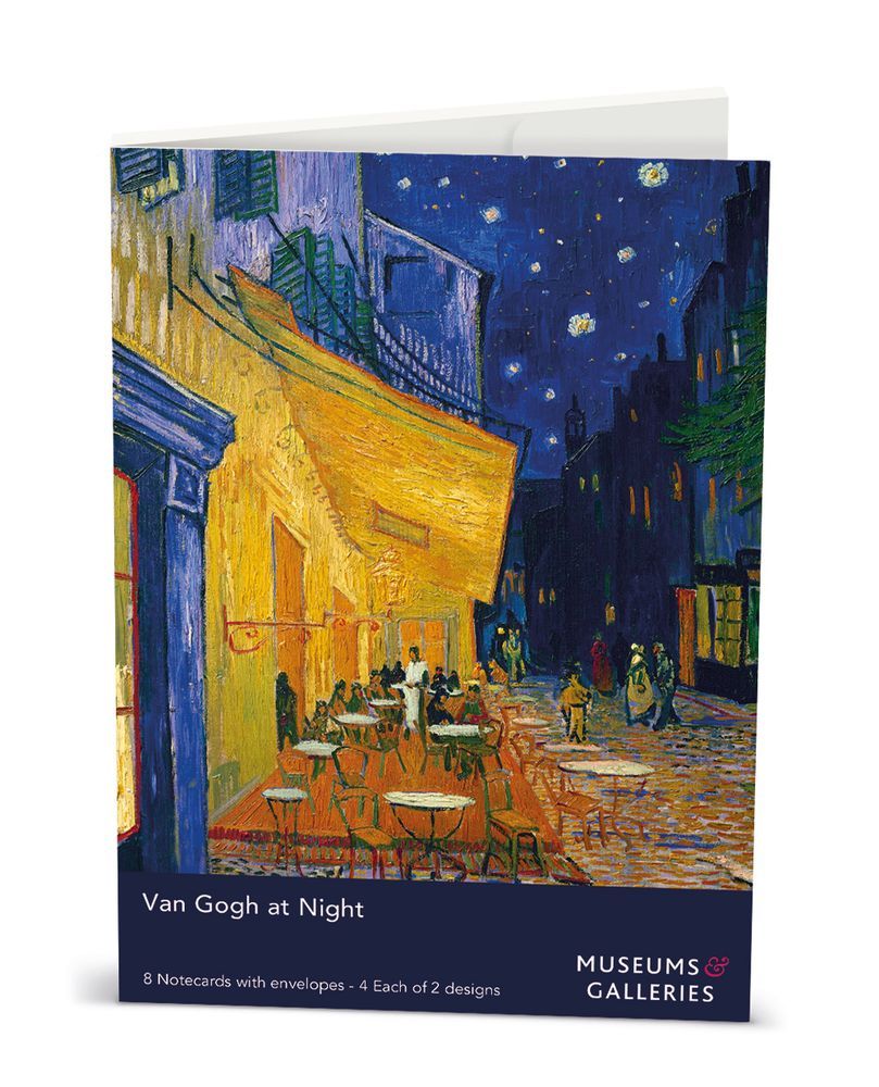 Vincent Van Gogh at Night 8 Rectangle Notecards Wallet - Bee's Emporium