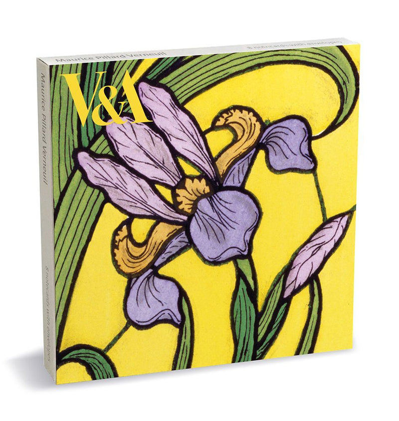 V&A Verneuil Florals 8 Square Notecards Wallet