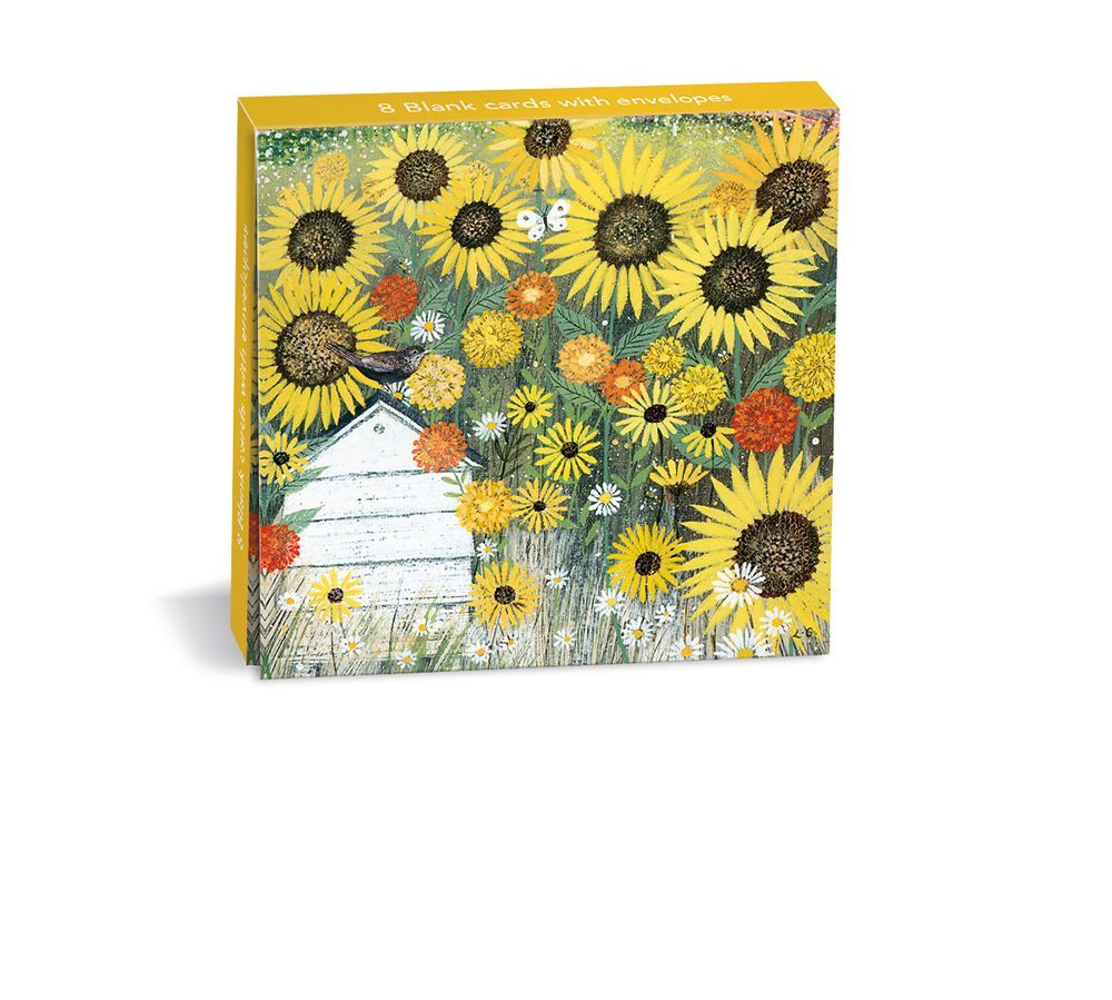 Sunshine Garden by Lucy Grossmith 8 Mini Notecards Wallet