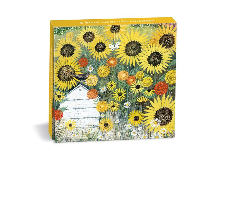 Sunshine Garden by Lucy Grossmith 8 Mini Notecards Wallet