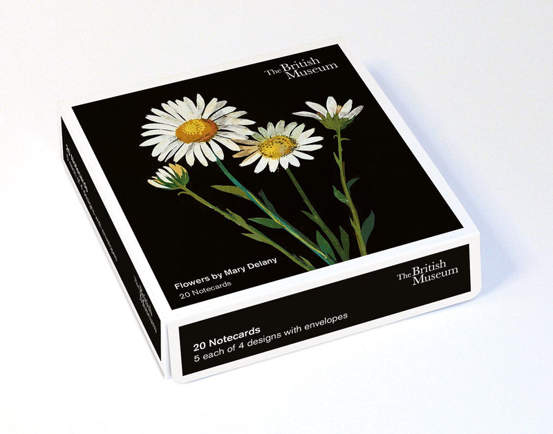 The British Museum Flowers by Mary Delany Box of 20 Notecards with Envelopes