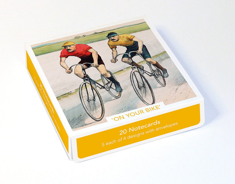 On Your Bike Box of 20 Notecards with Envelopes