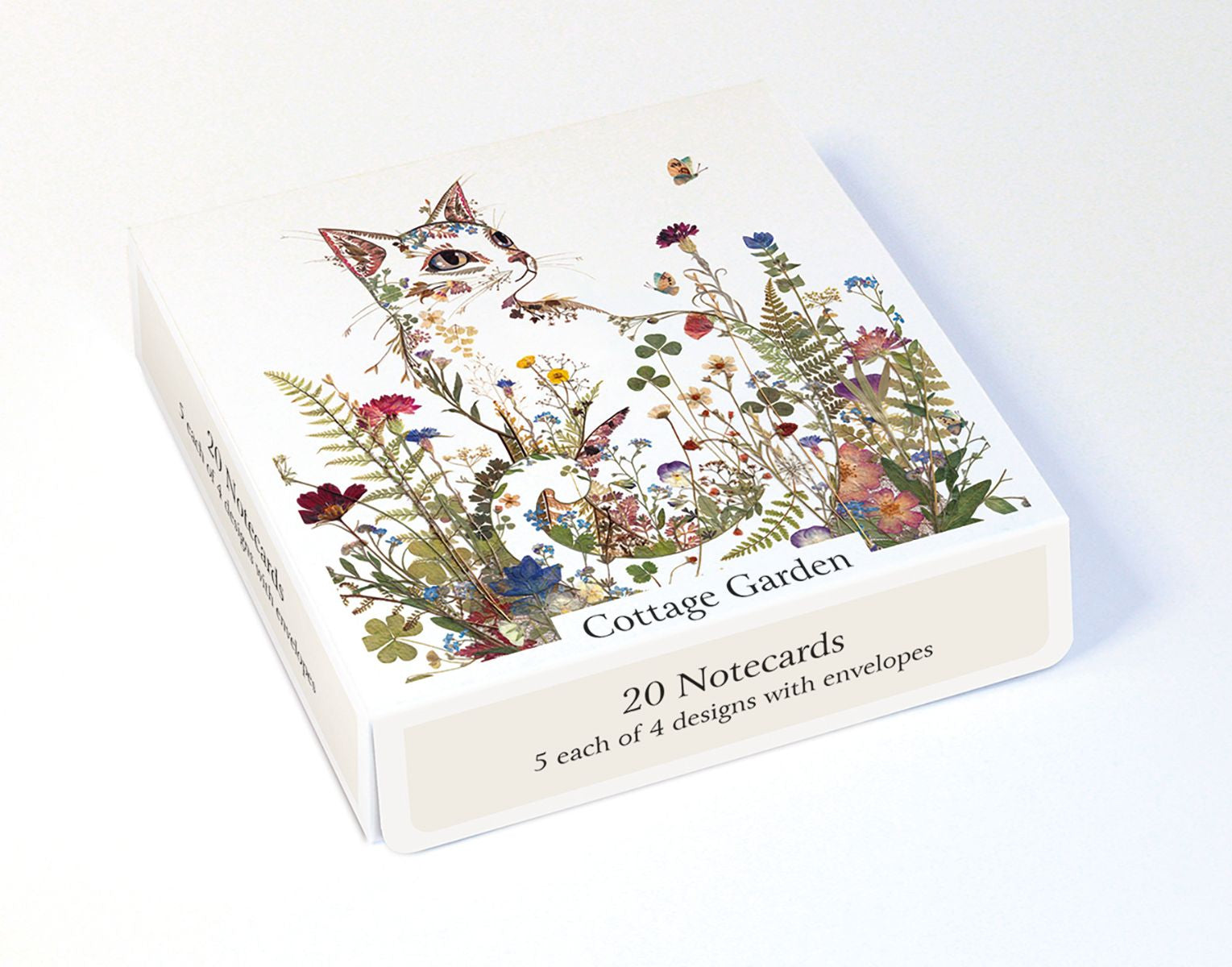 Wild Press by Helen Ahpornsiri Cottage Garden Box of 20 Notecards with Envelopes - Bee's Emporium