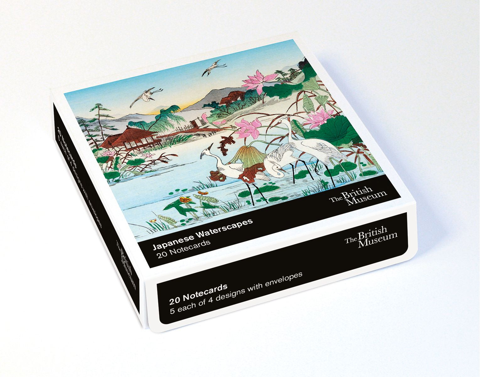 The British Museum Japanese Waterscapes Box of 20 Notecards with Envelopes - Bee's Emporium