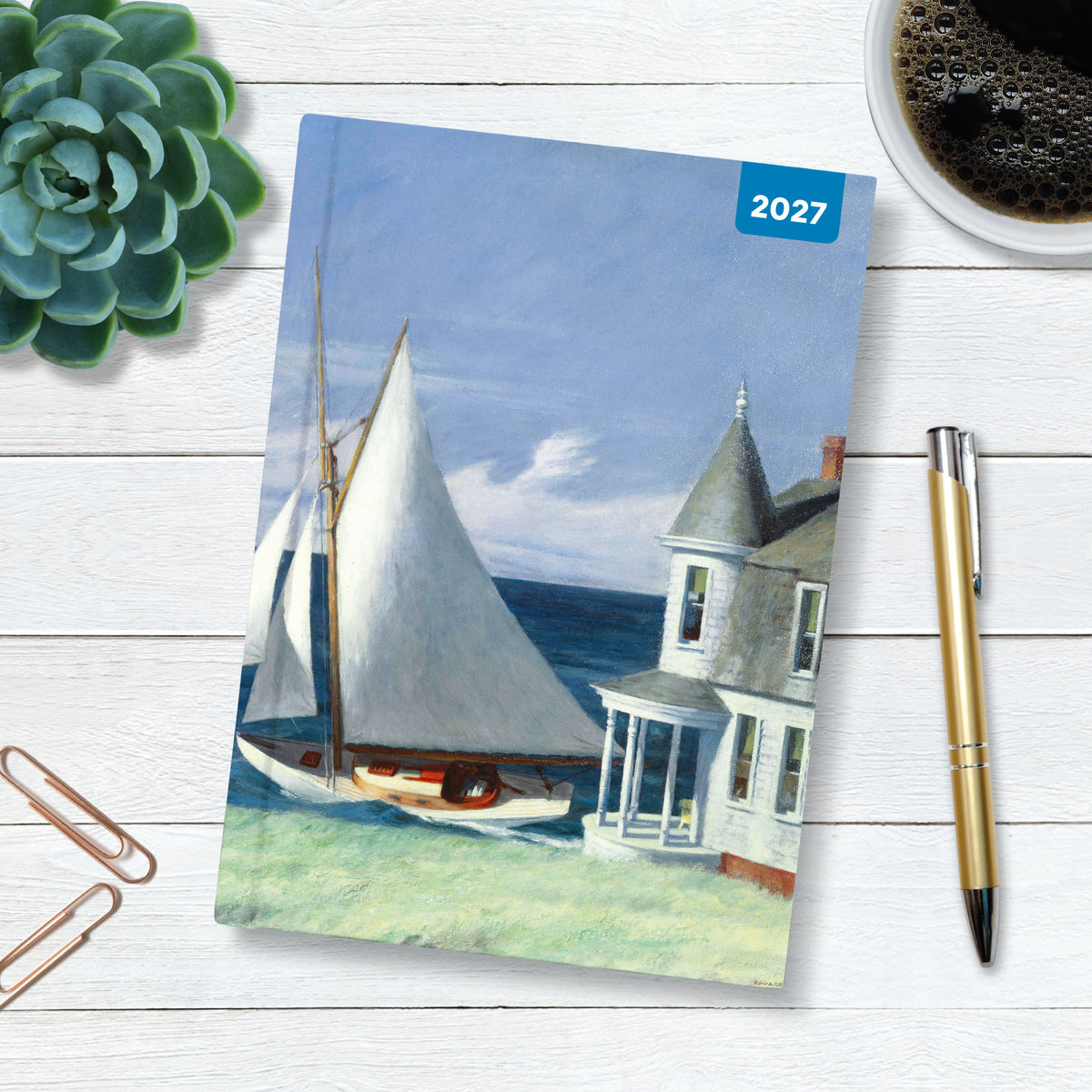Edward Hopper 2027 A5 Padded Diary