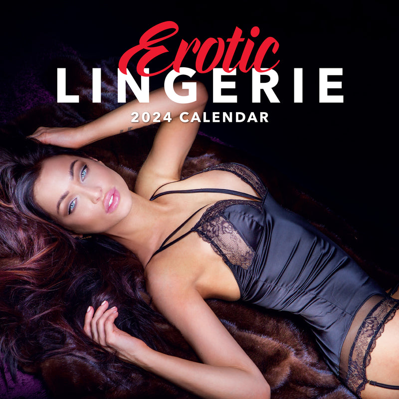 Erotic Lingerie 2024 Square Wall Calendar