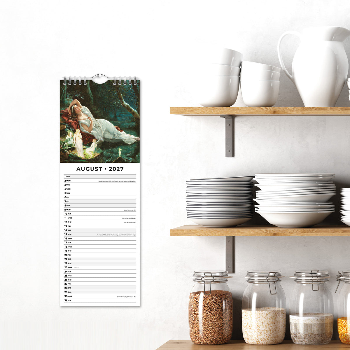 Fairies 2027 Slim Wall Calendar