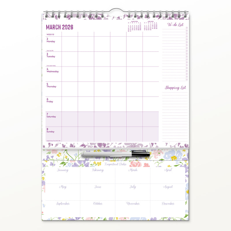 Family Weekly Planner - 2026 Square Wall Planner