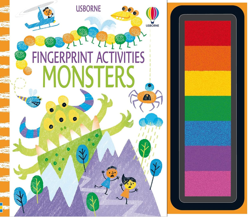 Fingerprint Activities Monsters (Spiral-bound)