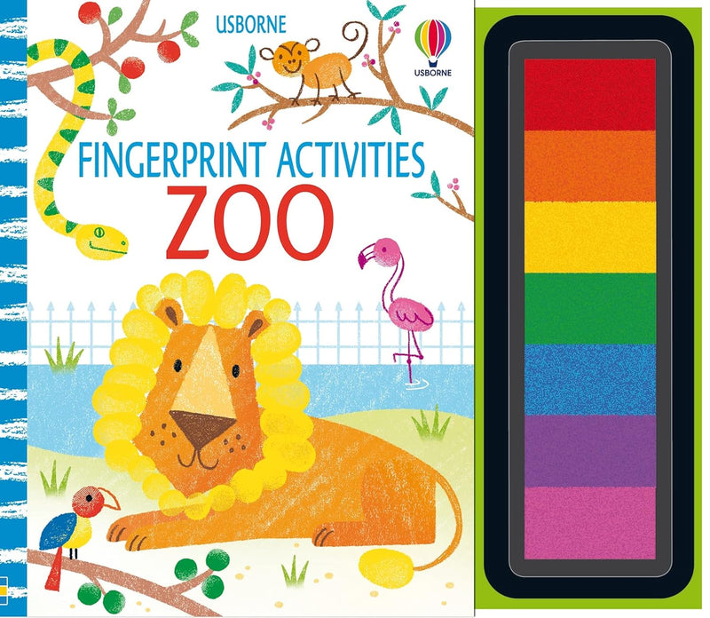 Fingerprint Activities Zoo (Spiral-bound)