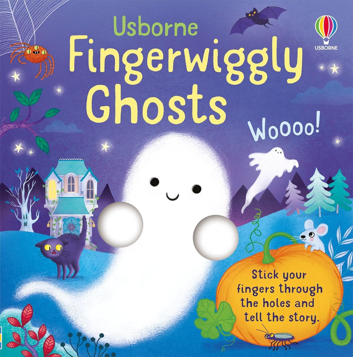 Fingerwiggly Ghosts by Felicity Brooks (Board Book) - Bee's Emporium