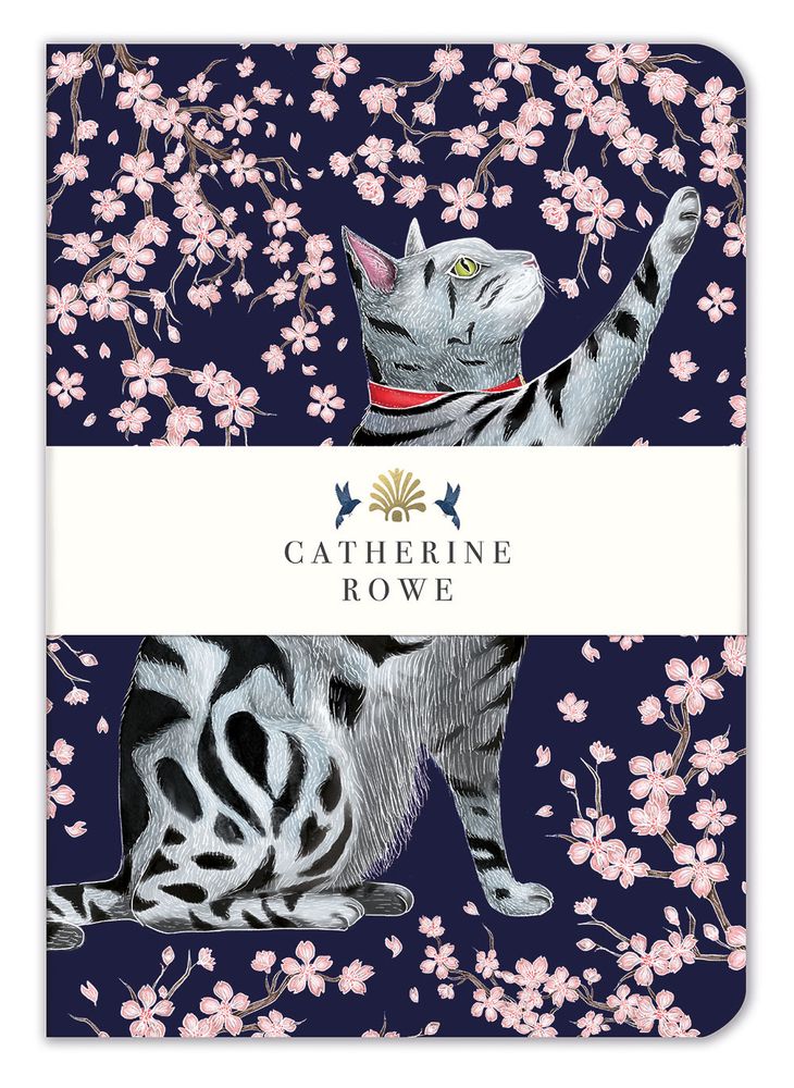 Catherine Rowe Sakura A5 Notebook - Bee's Emporium