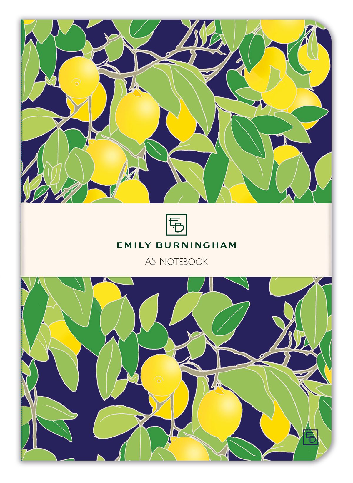 Emily Burningham Lemon Grove A5 Notebook - Bee's Emporium