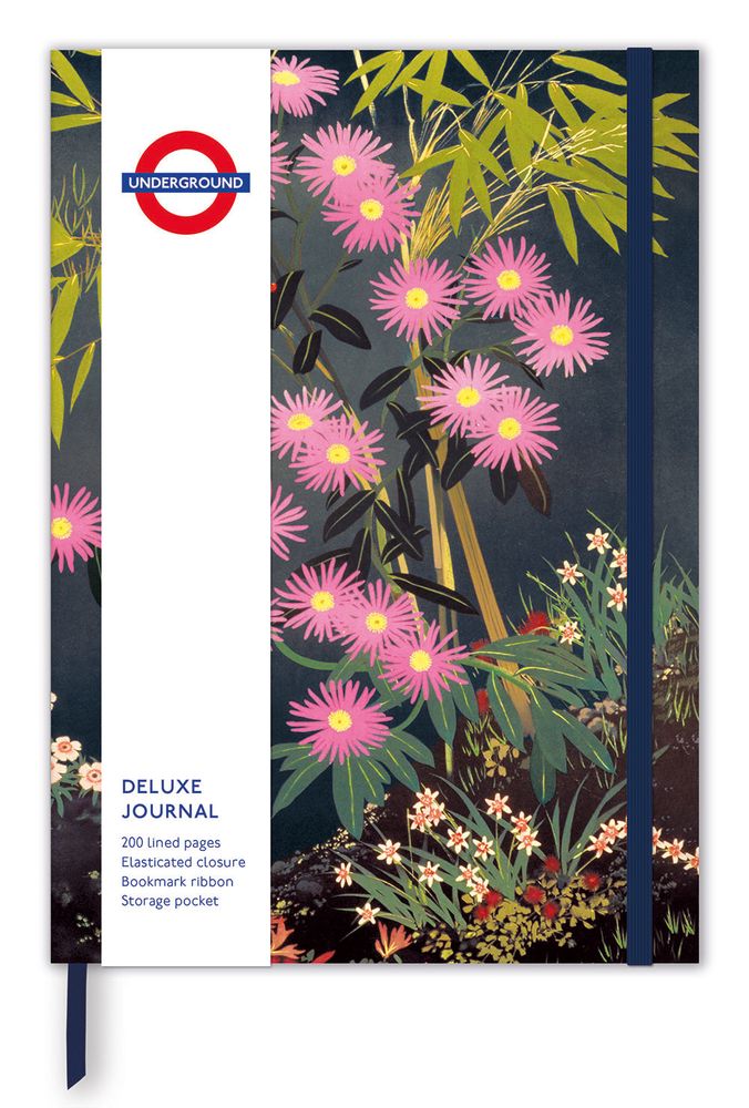 Transport for London Flowers in the Park Deluxe Journal - Bee's Emporium