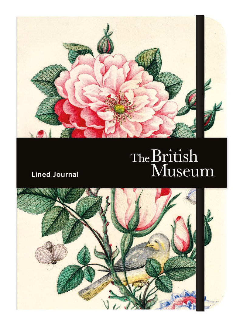 The British Museum Rose and Nightingale Lined Journal