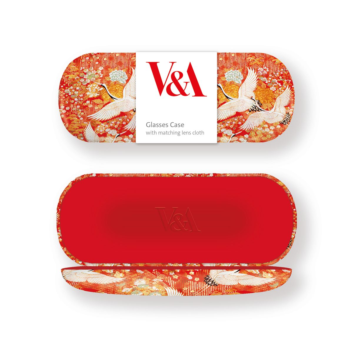 V&A Kimono Cranes Glasses Case - Bee's Emporium