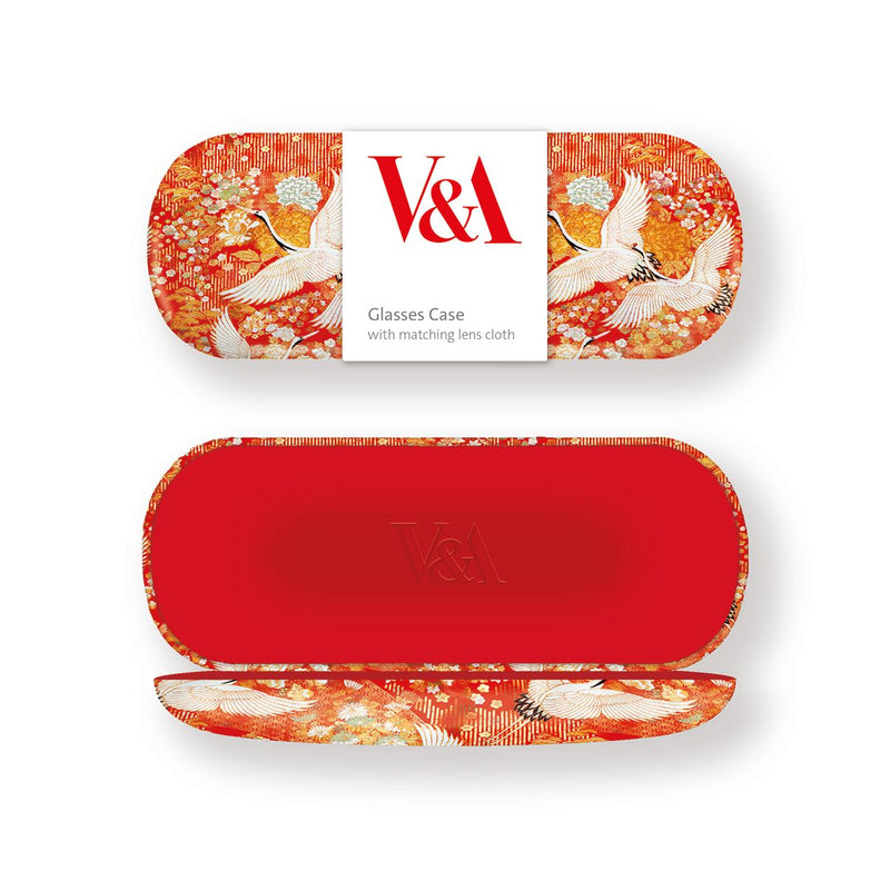V&A Kimono Cranes Glasses Case