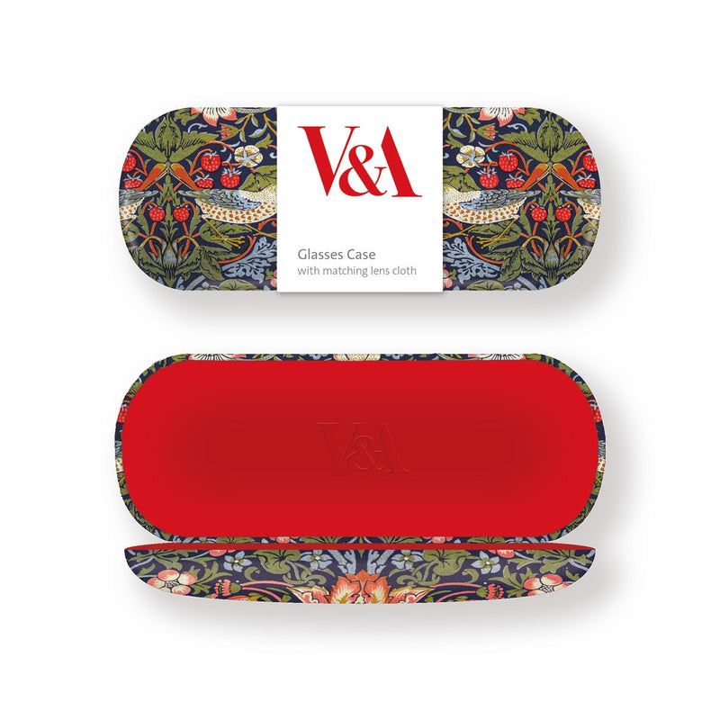 V&A William Morris Strawberry Thief Glasses Case