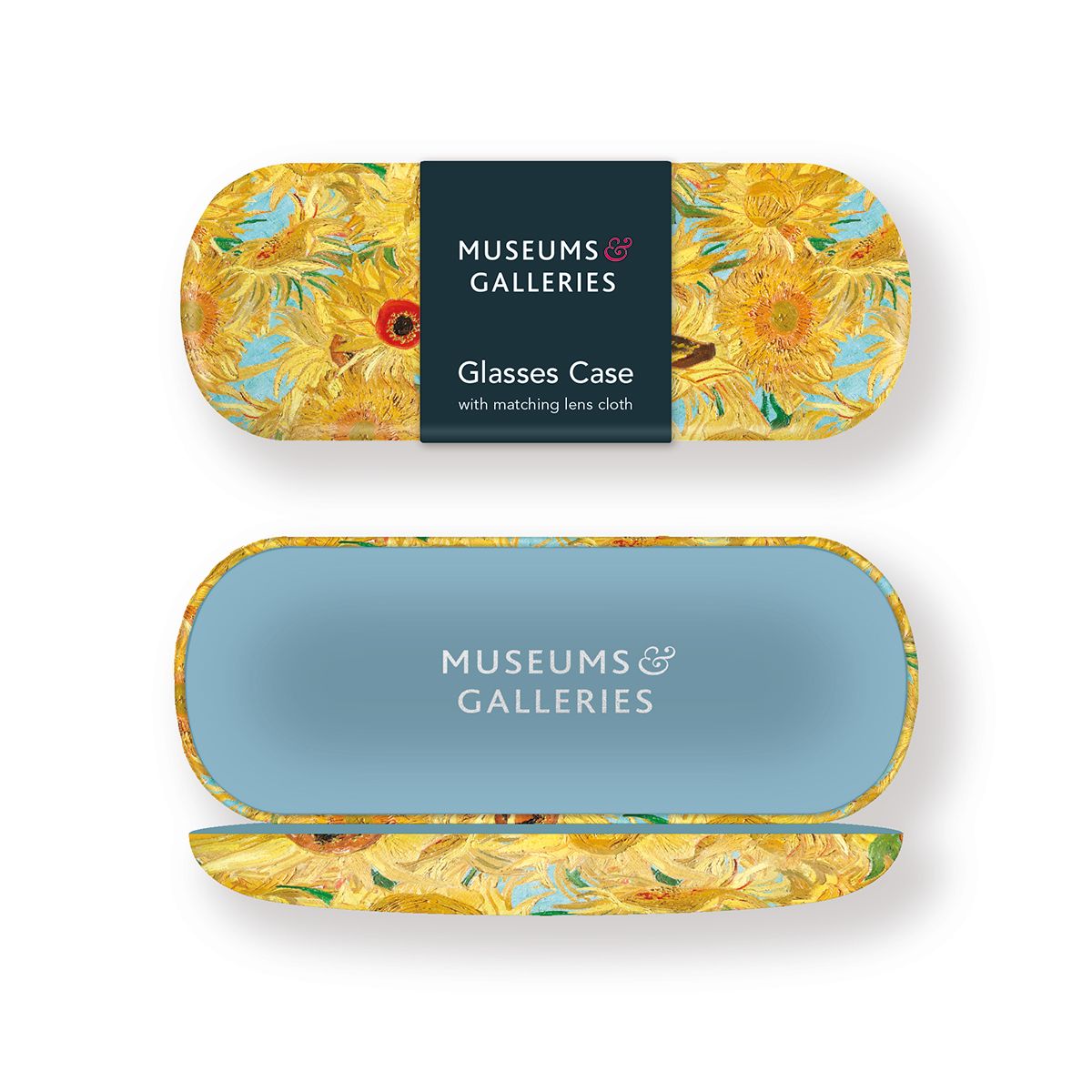 Van Gogh Vase with Twelve Sunflowers Glasses Case - Bee's Emporium