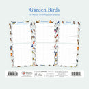 Garden Birds Illustrated Family Organiser - 2026 Square Wall Calendar