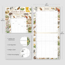 Garden Days Illustrated Family Organiser - 2026 Square Wall Calendar