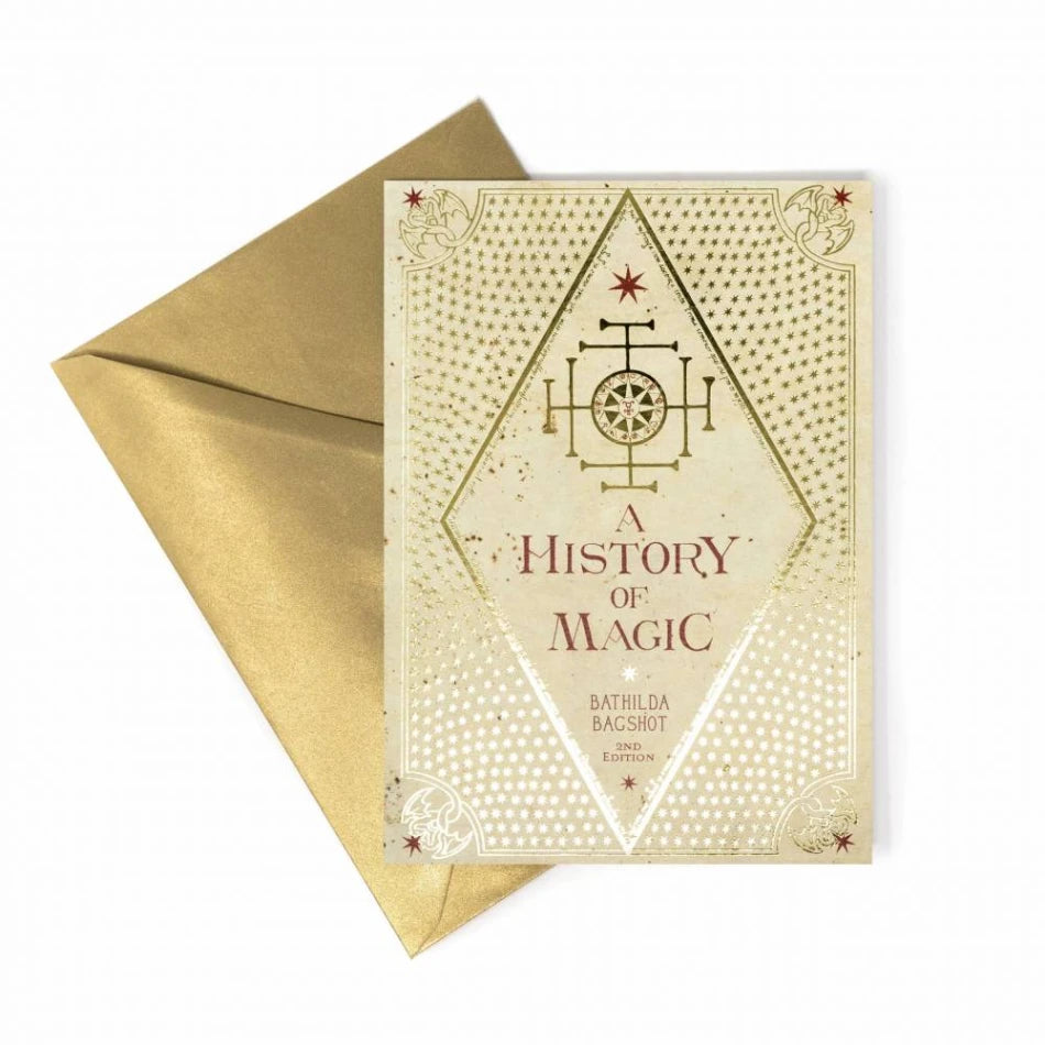 Harry Potter A History of Magic Blank Greeting Card with Envelope