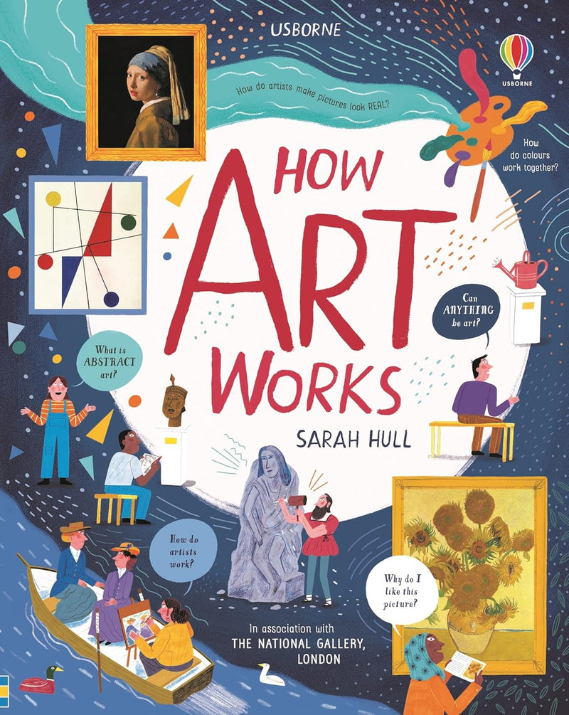 How Art Works by Sarah Hull (Hardcover)