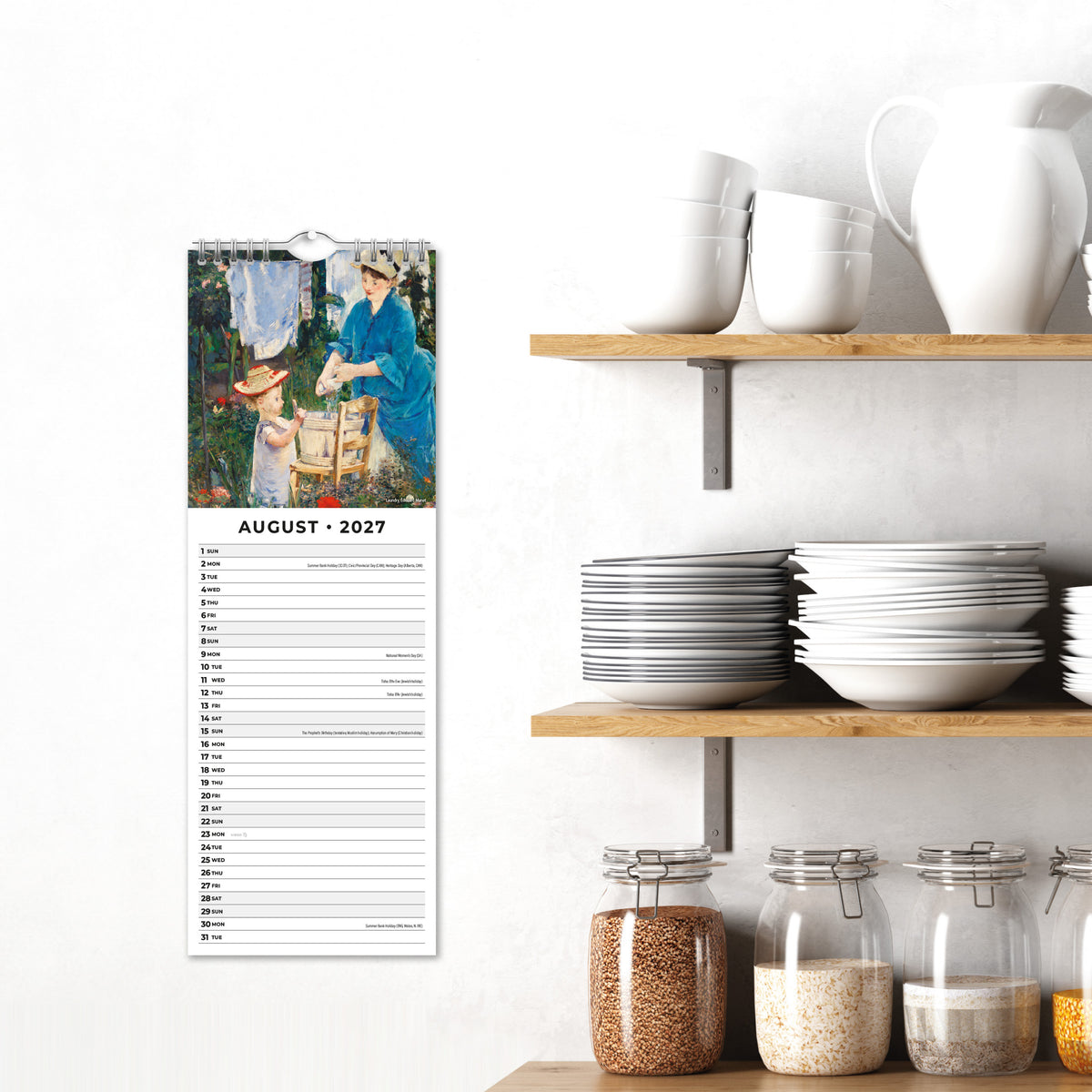 Impressionists 2027 Slim Wall Calendar