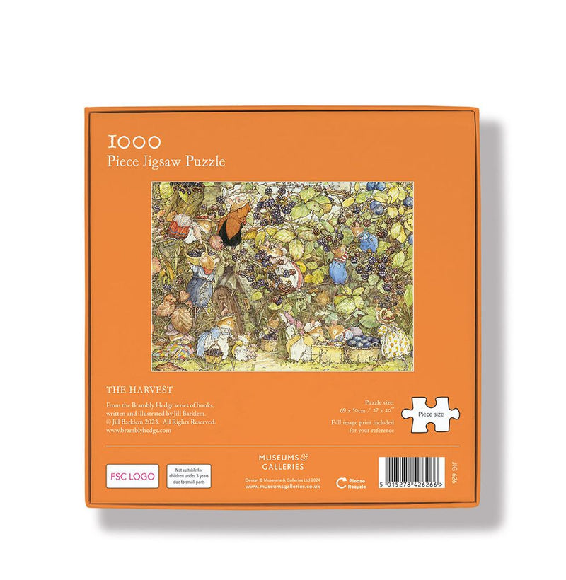 Brambly Hedge The Harvest 1000 Piece Jigsaw Puzzle
