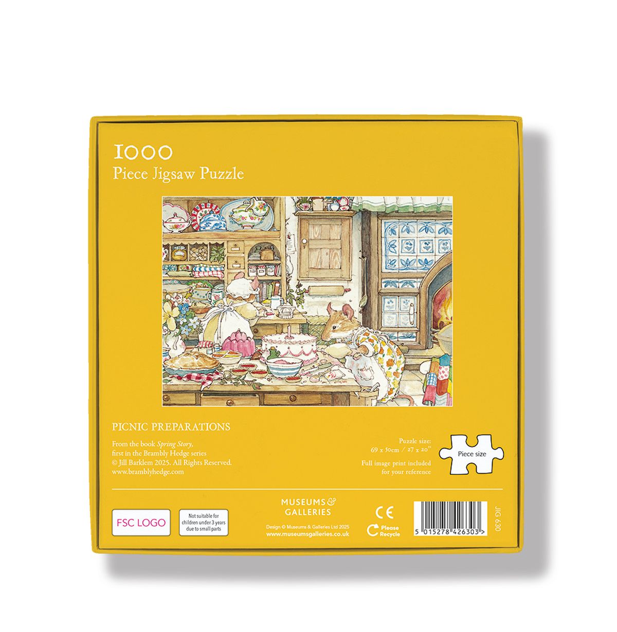 Brambly Hedge Picnic Preparations 1000 Piece Jigsaw Puzzle - Bee's Emporium
