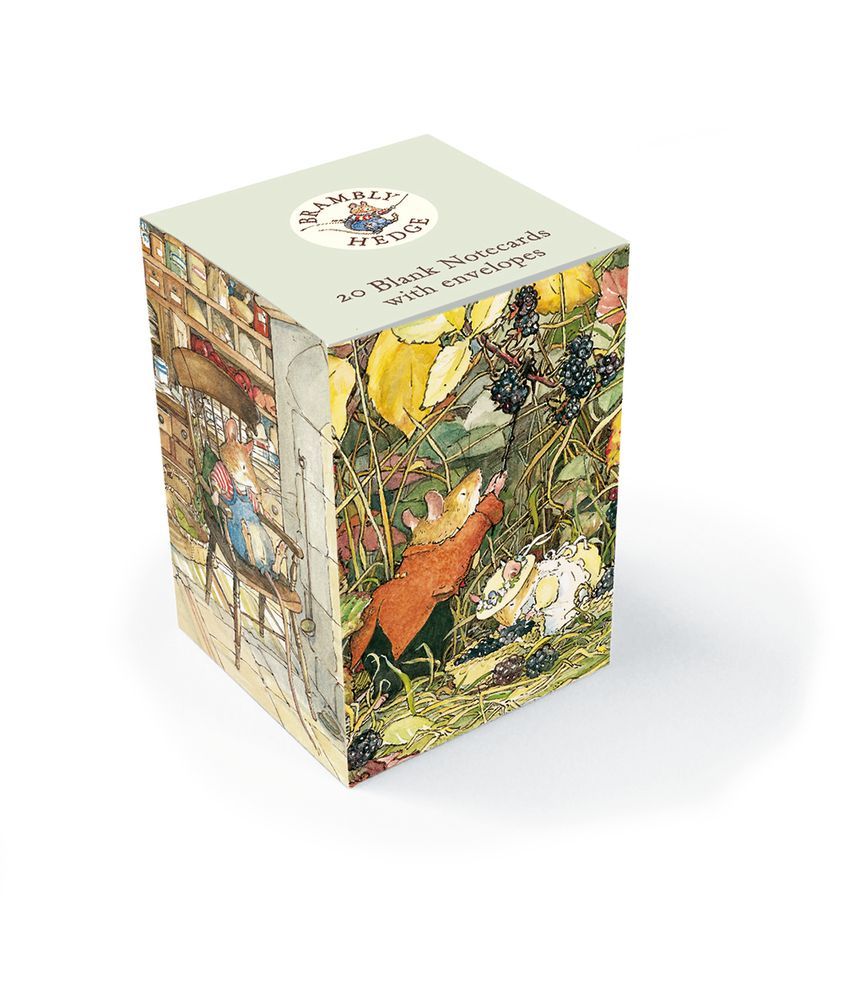 Brambly Hedge by Jill Barklem 20 Mini Notecards Cube - Bee's Emporium