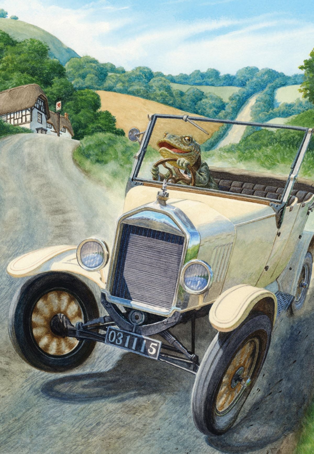 Wind in the Willows by Chris Dunn 20 Mini Notecards Cube - Bee's Emporium