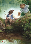 Wind in the Willows by Chris Dunn 20 Mini Notecards Cube