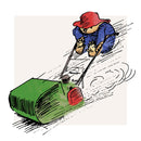 Paddington Bear Gardening Blank Greeting Card with Envelope