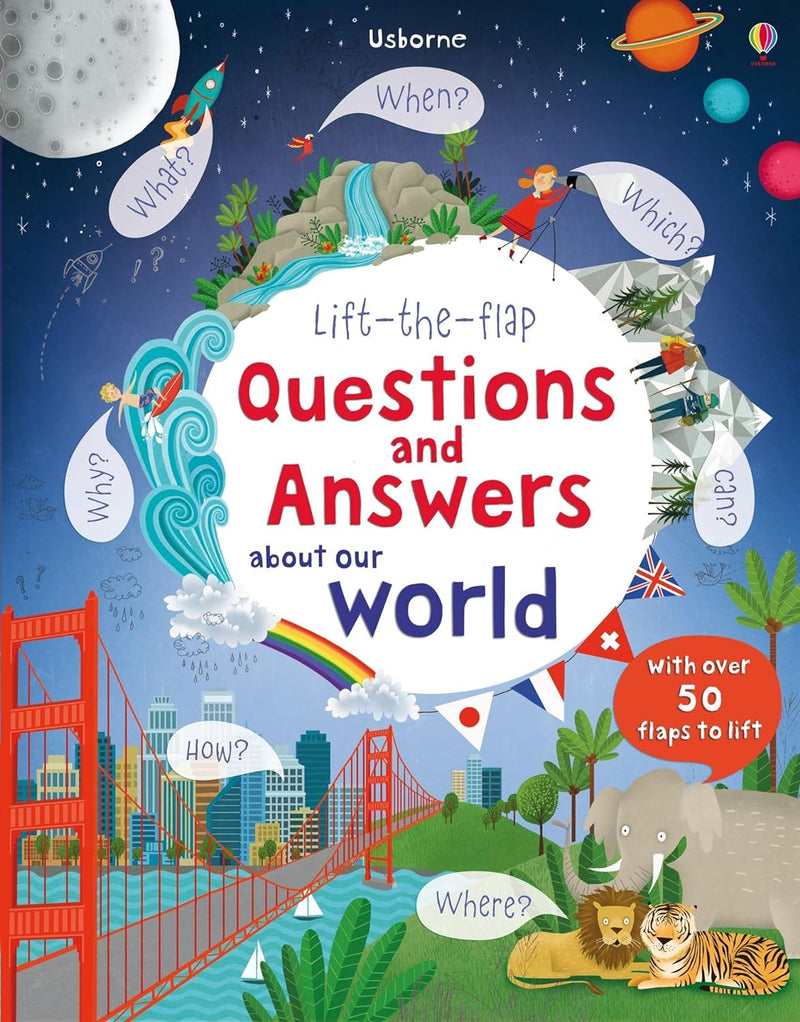 Lift-the-Flap Questions and Answers About Our World (Board Book)