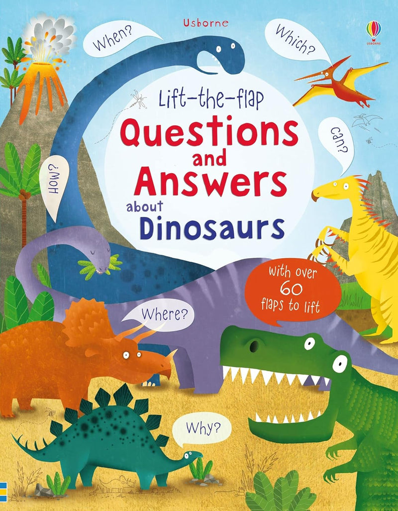 Lift-the-flap Questions and Answers about Dinosaurs (Board Book)