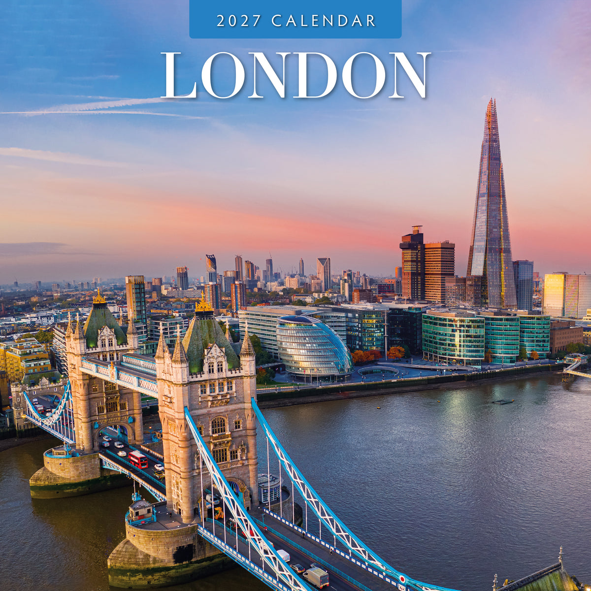 London 2027 Square Wall Calendar